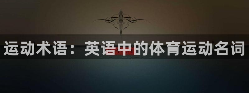 77体育app下载官网：运动术语：英语中的体育运动名词